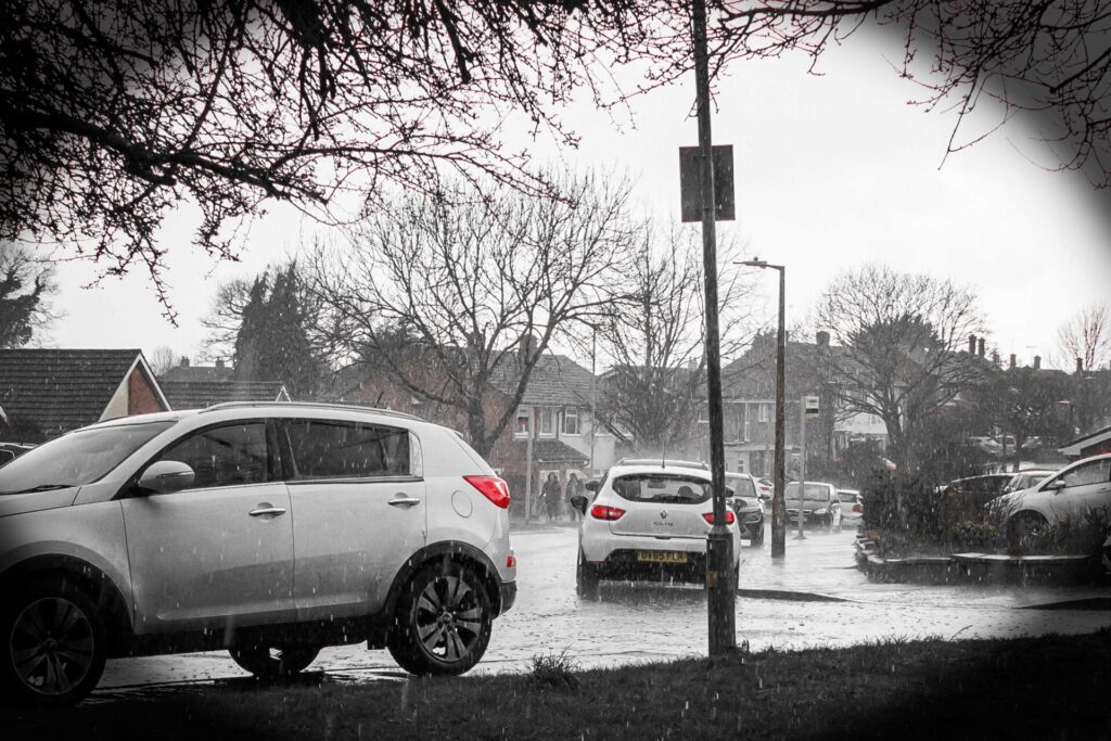 Spring downpour